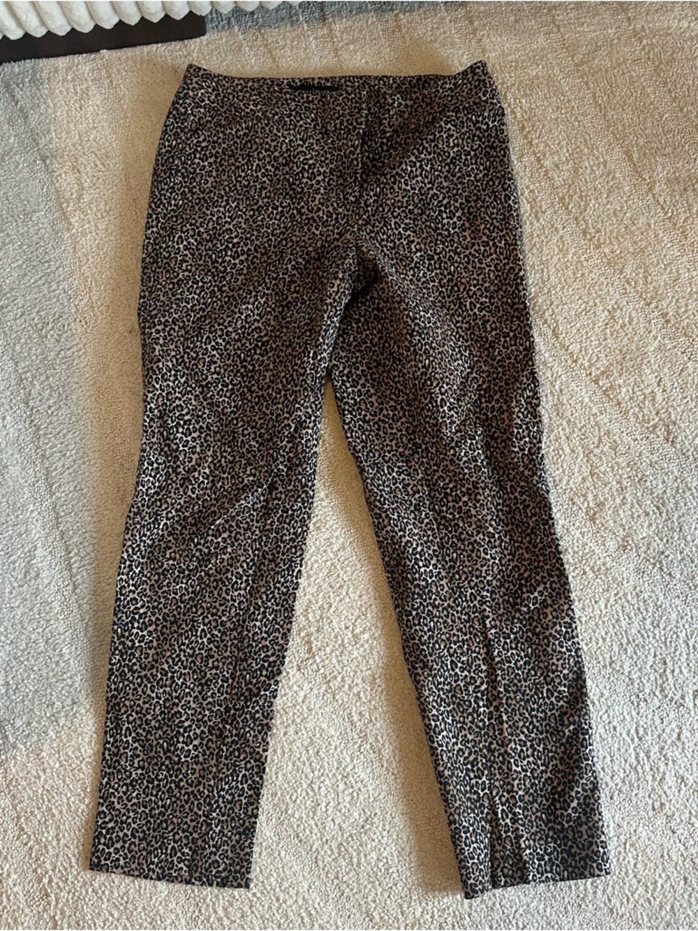 White House Black Market Women’s Leopard Print Pants